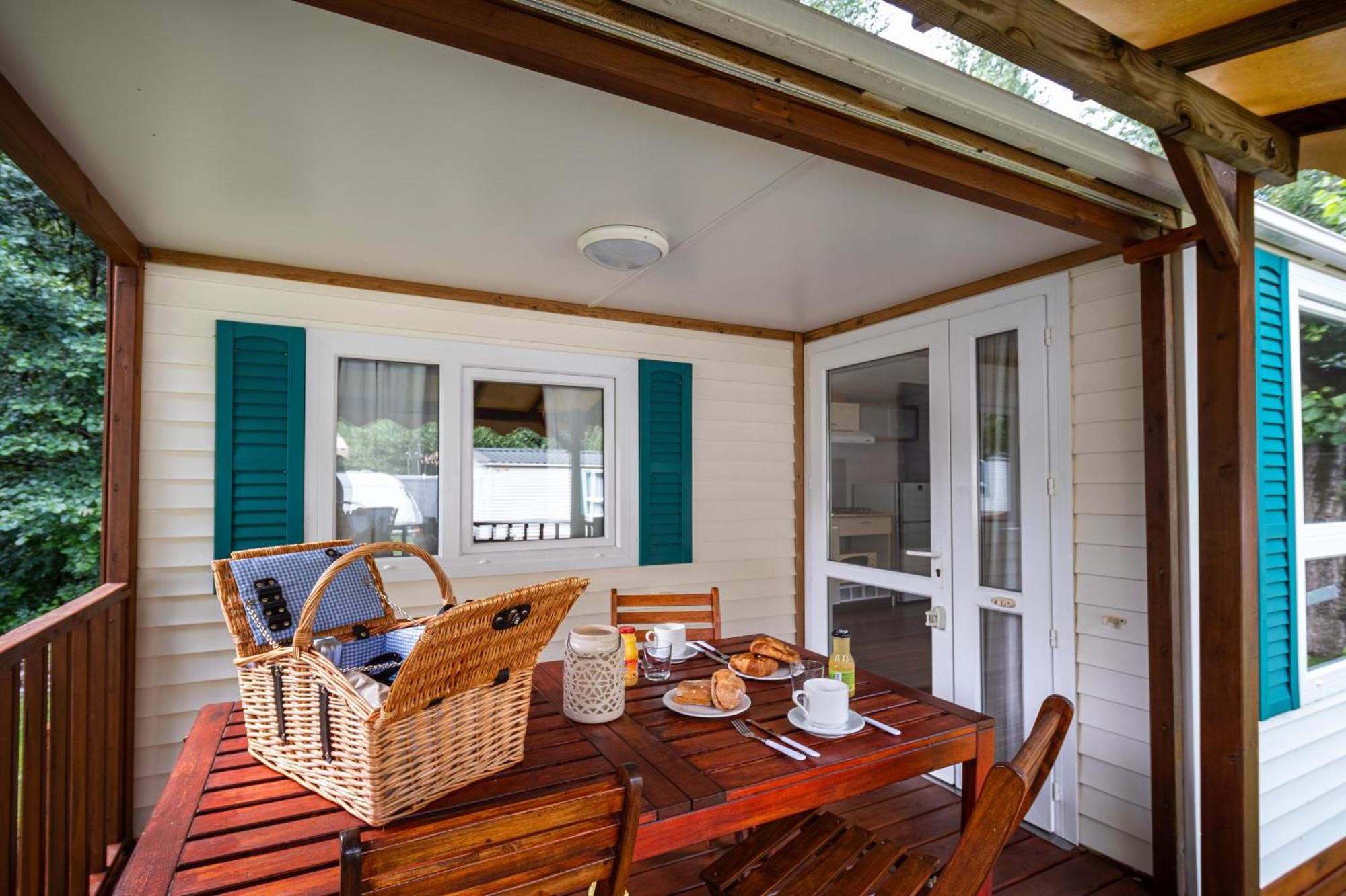Frontera Bungalow Park Farga de Moles Buitenkant foto
